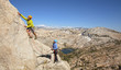 Foto: Rock climber on the edge. Rock climber on the edge.