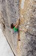 Rock climber on the edge.