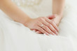 Bride's hands