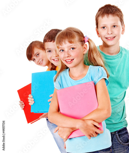 Foto: Group of teen people. Group of teen people.