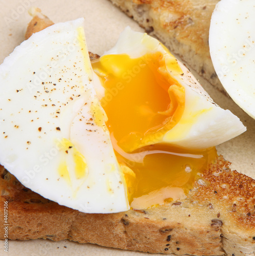 Photo: Poached Egg on Toast Poached Egg on Toast