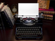 Photo: Retro Typewriter & Books Retro Typewriter & Books