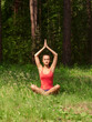 Photo: Woman doing yoga meditation Woman doing yoga meditation