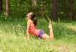 Photo: Woman doing yoga meditation Woman doing yoga meditation