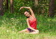 Photo: Woman doing yoga meditation Woman doing yoga meditation