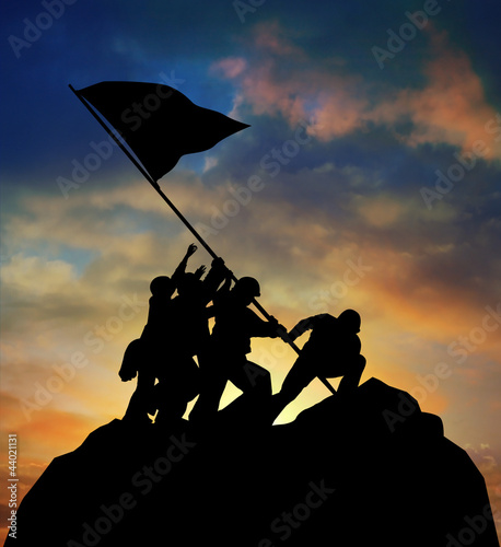 Photo: Raising the Flag Raising the Flag