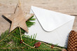 Weihnachten Brief Stern