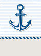 Sea background with anchor