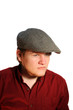 Photo: Serious Teen Boy Wearing A Flat Cap Serious Teen Boy Wearing A Flat Cap