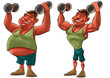fat and strong man