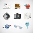 gps vector icon set