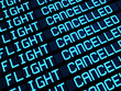 Cancelled Flights Departures Board