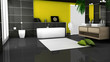 Illustration: Contemporary Bathroom Interior Contemporary Bathroom Interior