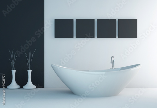 Illustration: Modern Luxury Bathroom Design Interior Modern Luxury Bathroom Design Interior
