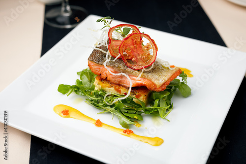 Photo: Baked salmon Baked salmon