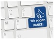 clavier wir sagen danke