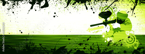 Illustration: Paintball background Paintball background