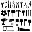 Vektor: Tools icon set Tools icon set