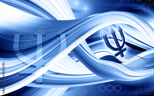 Illustration: planet symbol planet symbol