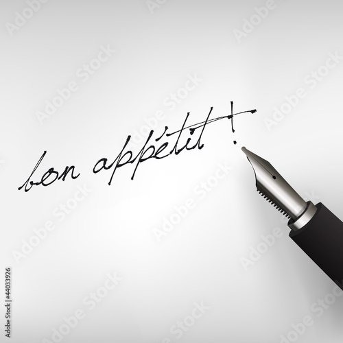 Vector: Bon appetit Bon appetit