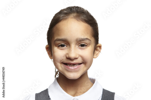 Photo: School girl smiling School girl smiling