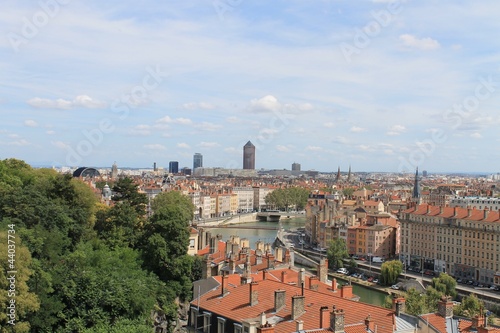 Photo: Vue sur Lyon, France Vue sur Lyon, France