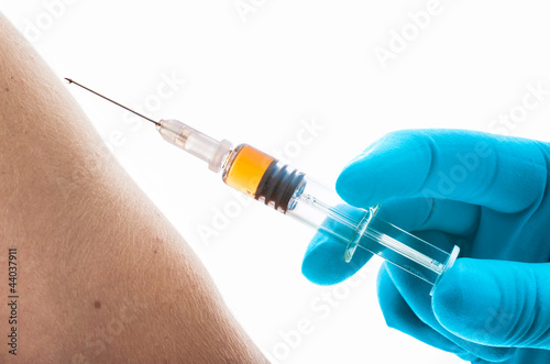 Photo: Injecting Injecting