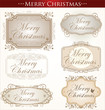 Vintage Christmas Card. Merry Christmas
