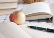 books and volumes on the table