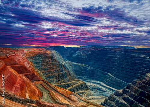 Photo: Super Pit Kalgoorlie Western Australia Super Pit Kalgoorlie Western Australia