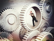 worker on gear