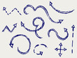 Vector arrows. Sketch