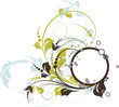 Abstract floral background