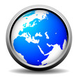 Vektor: world button world button