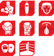 Boxing icons