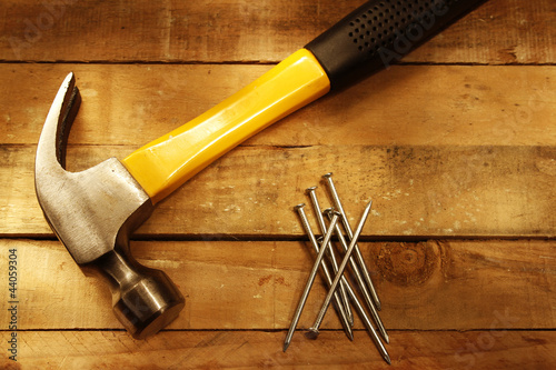 Photo: Hammer and nails Hammer and nails