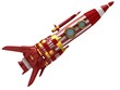 Space Rocket isolated on white background
