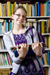 In the library