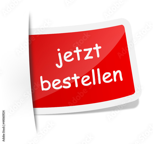 Vektor: Schild jetzt bestellen Schild jetzt bestellen