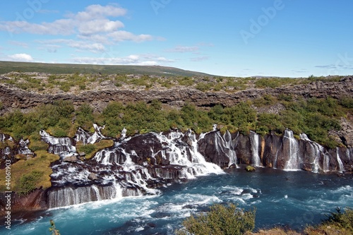 Photo: Hraunfoss - Island Hraunfoss - Island