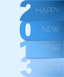 Happy New Year 2013 vector card