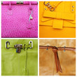 Photo: collage with handbags , images from shop window in Milan, Ital collage with handbags , images from shop window in Milan, Ital