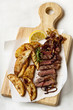 Steak and Potato Wedges