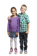 Boy and girl standing together
