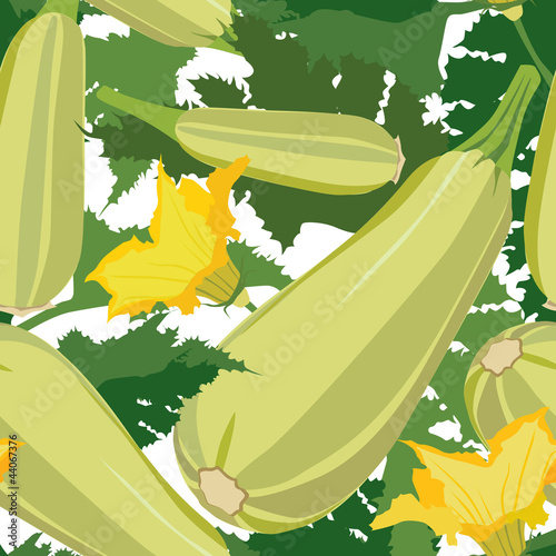 Illustration: seamless pattern with vegetable marrow seamless pattern with vegetable marrow
