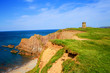 Bude  is a small seaside resort town in north Cornwall