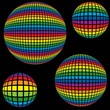 Vector: Rainbow Disco Ball Rainbow Disco Ball