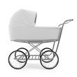 Baby Carriage isolated on white background