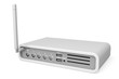Back view of wireless router