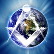 Masonic square and compass